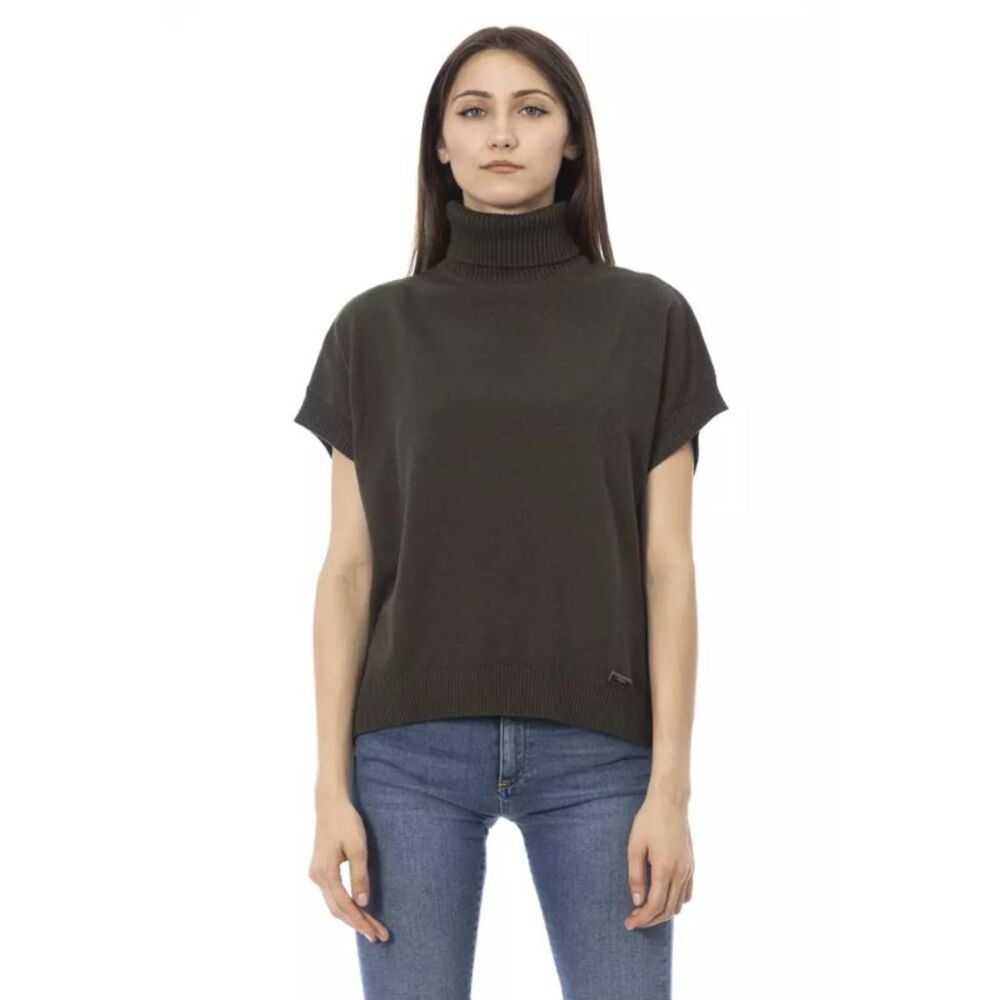 Baldinini Trend Green Wool Women Women's Sweater